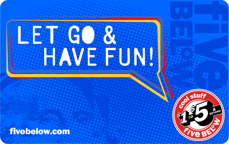 Five Below Gift Card
